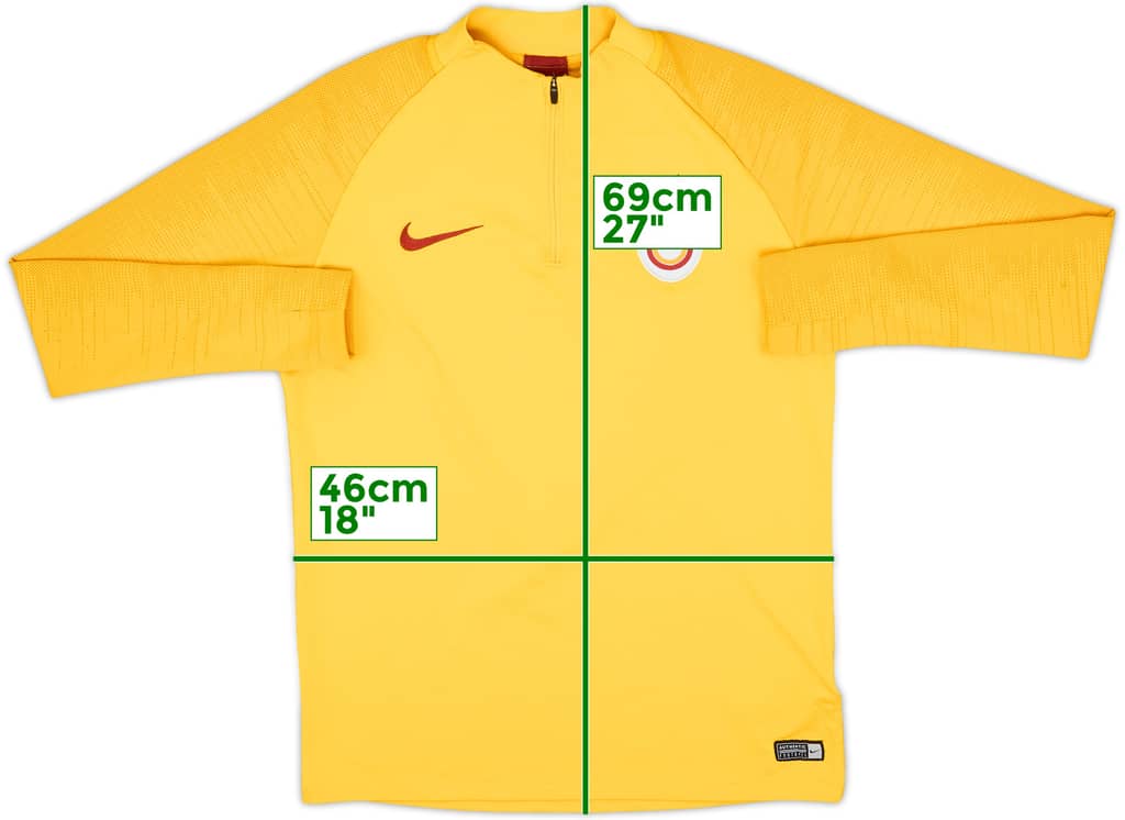 2019-20 Galatasaray Nike 1/4 Zip Training Top - 7/10 - (M)