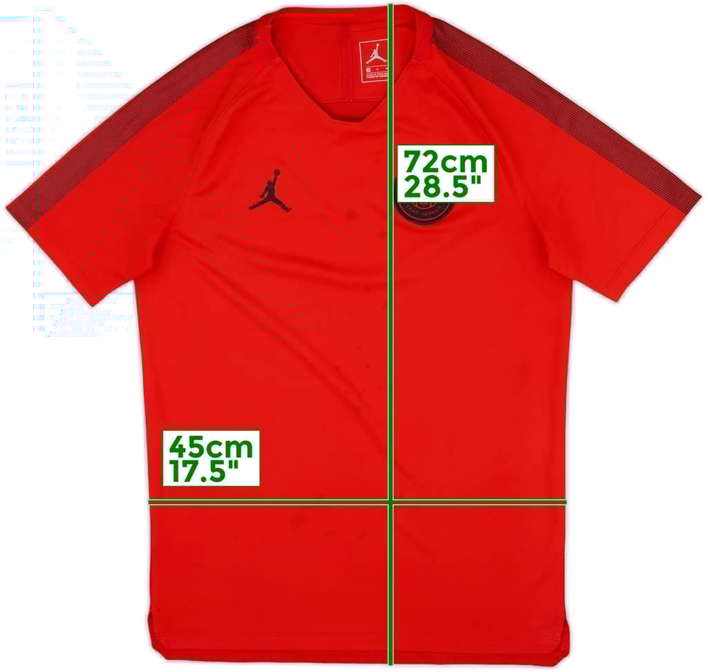 2017-18 Paris Saint-Germain Nike Jordan Training Shirt - 5/10 - (M)