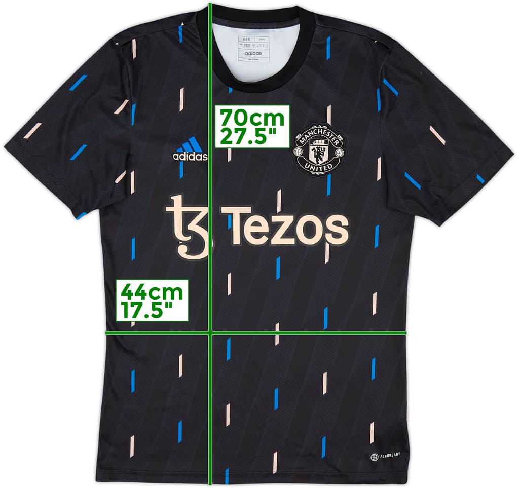 2022-23 Manchester United adidas Training Shirt - 8/10 - (S)
