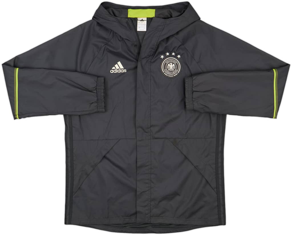 2015-16 Germany adidas Hooded Rain Jacket - 7/10 - (L)