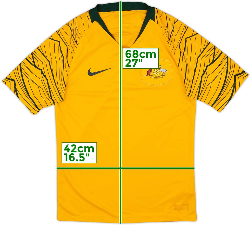 2018-20 Australia Home Shirt - 7/10 - (S)