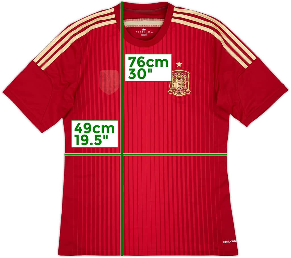 2013-15 Spain Home Shirt - 5/10 - (L)