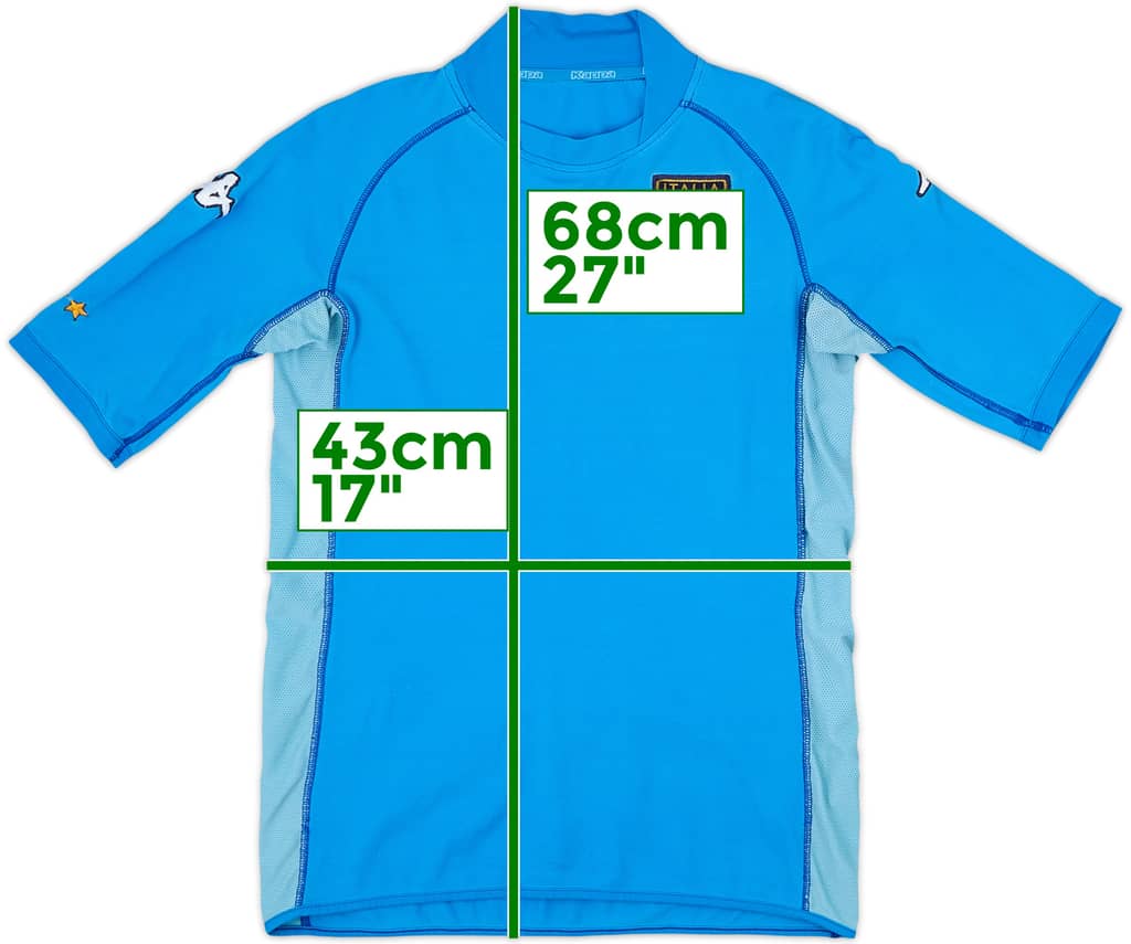 2002 Italy Home Shirt - 5/10 - (S)