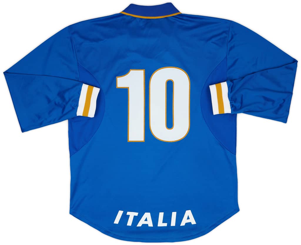 1996-97 Italy Match Issue Home L/S Shirt #10