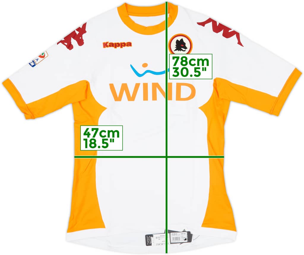 2010-11 Roma Away Shirt (XL)