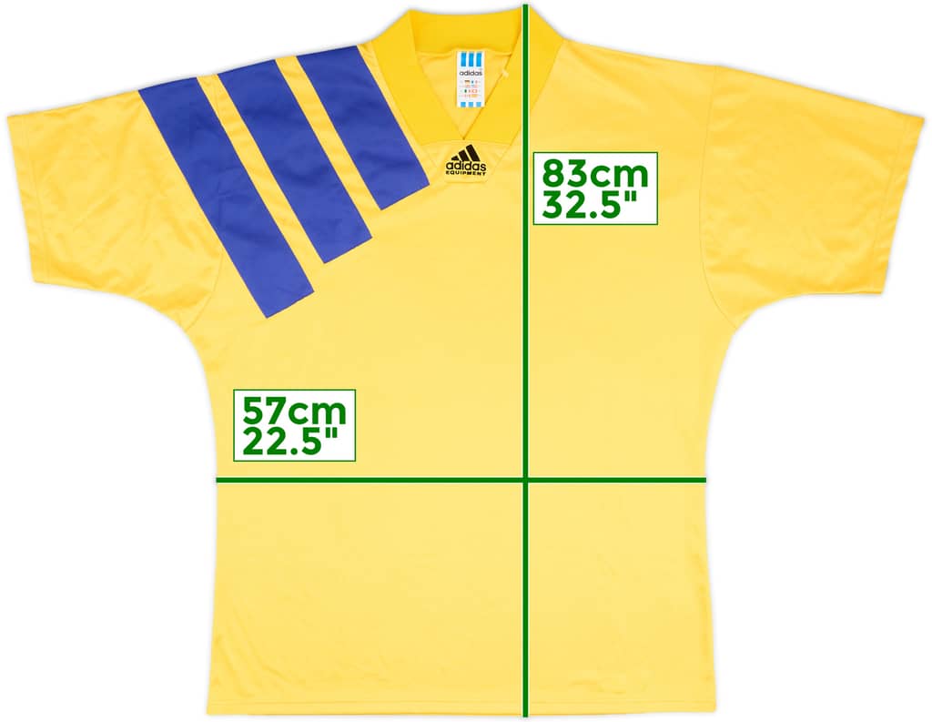 1992-94 Sweden Home Shirt - 6/10 - (XL)