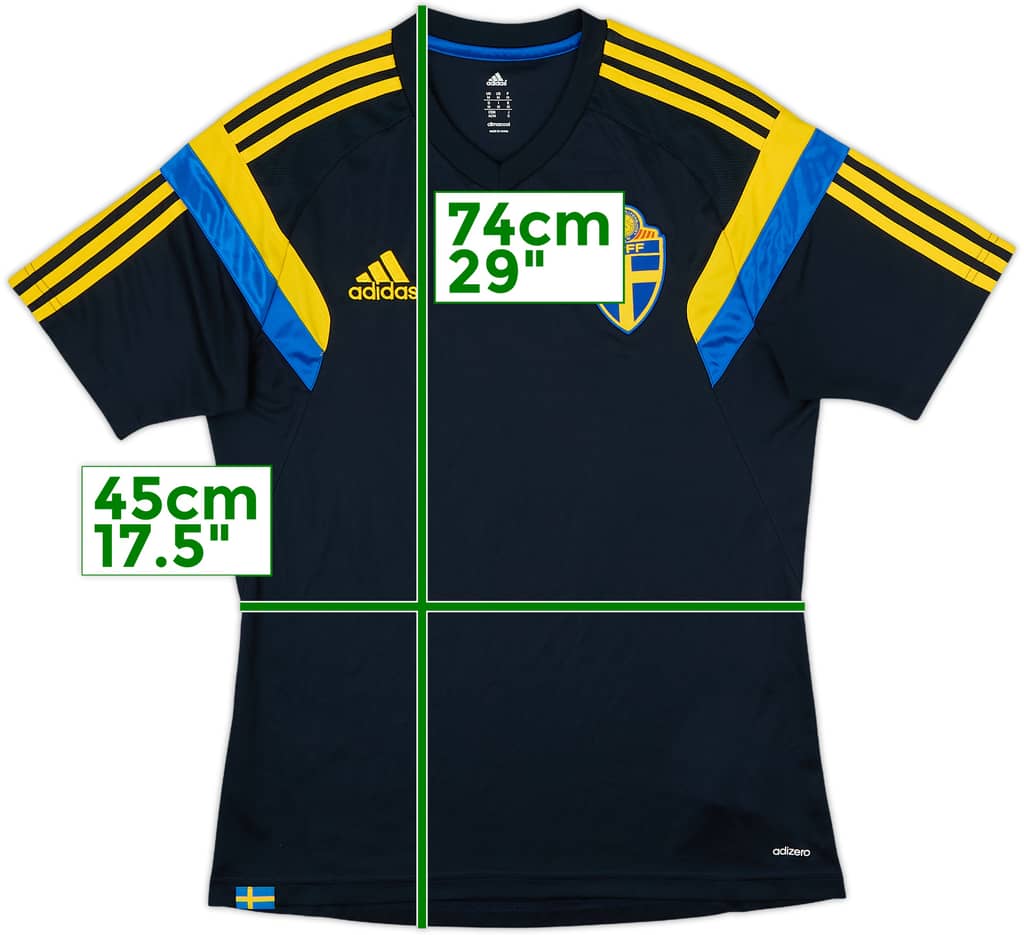 2013-14 Sweden adidas Training Shirt - 9/10 - (M)