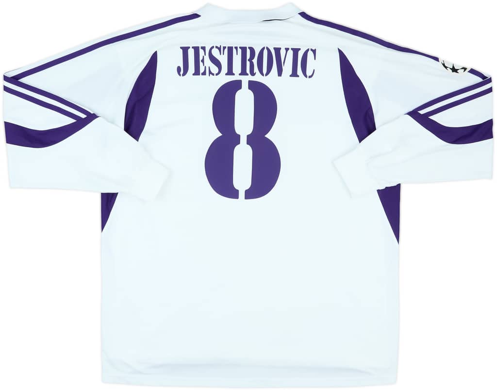 2003-05 Anderlecht Match Issue Champions League Home L/S Shirt Jestrovic #8