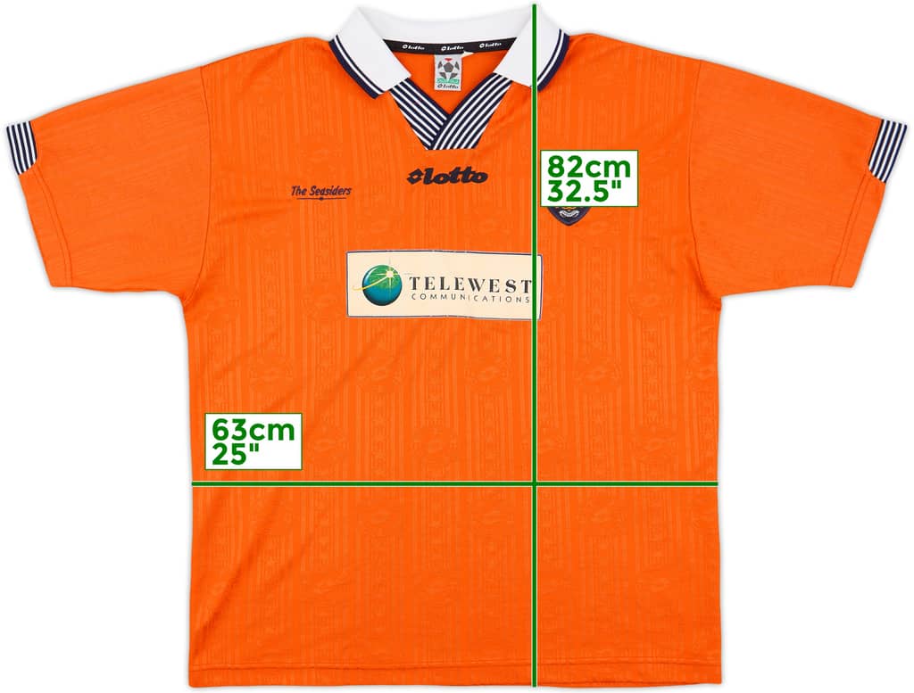 1997-99 Blackpool Home Shirt - 8/10 - (XXL)
