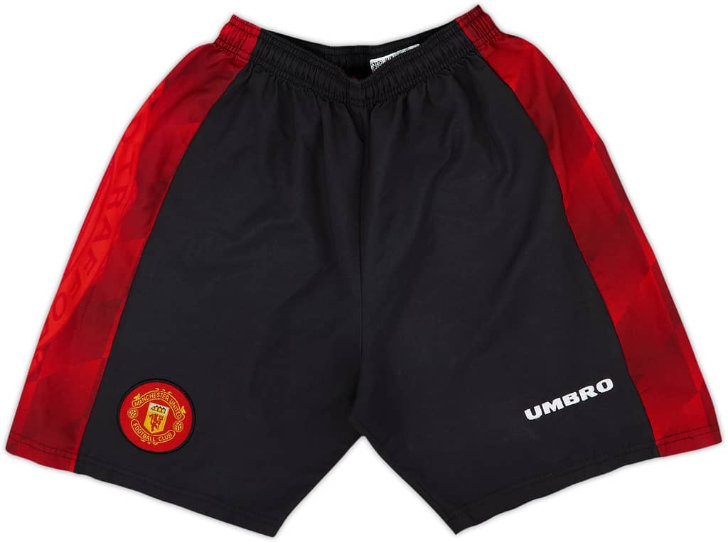 1996-97 Manchester United Home Shorts - 8/10 - (Y)