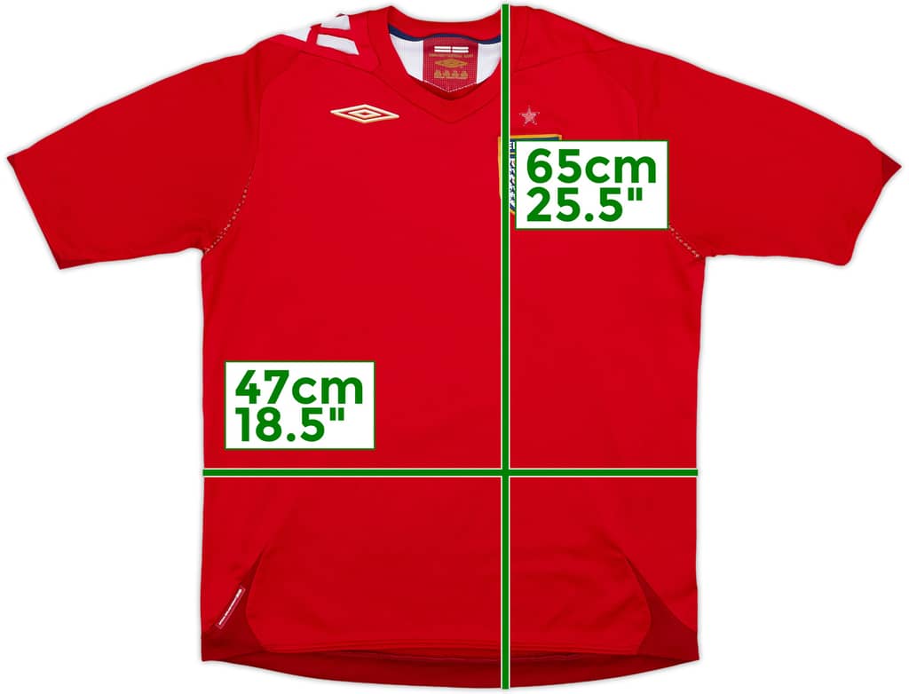 2006-08 England Away Shirt - 5/10 - (L.Boys)