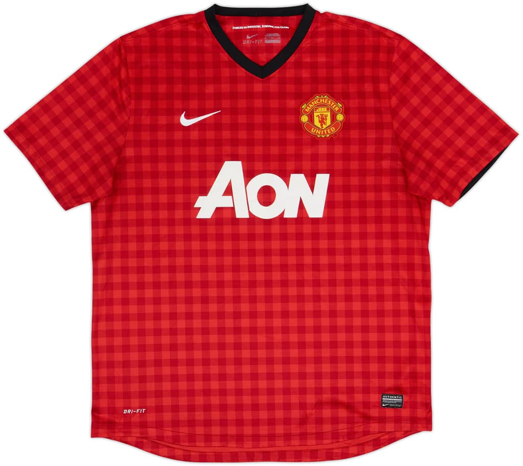 2012-13 Manchester United Home Shirt - 5/10 - (XL)