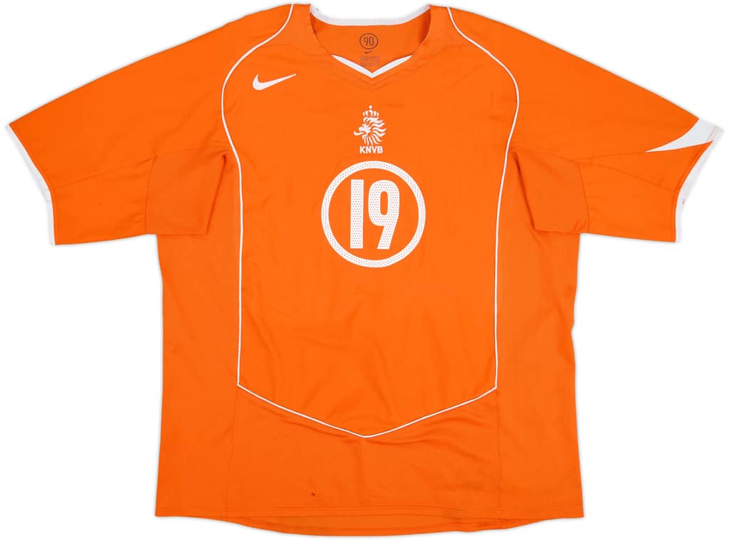 2004-06 Netherlands Home Shirt Robben #19 - 5/10 - (XXL)