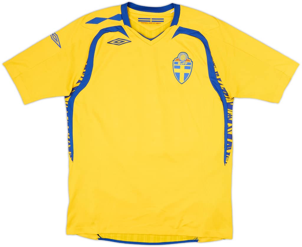 2007-09 Sweden Home Shirt Bauer #10 - 6/10 - (M)