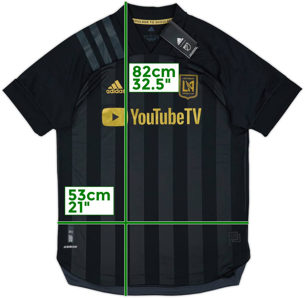 2020 LA FC Authentic Home Shirt (L)