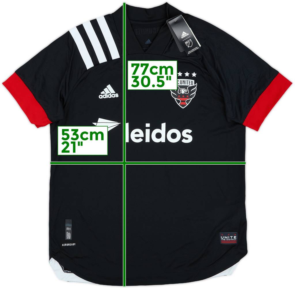 2020-21 DC United Authentic Home Shirt (L)
