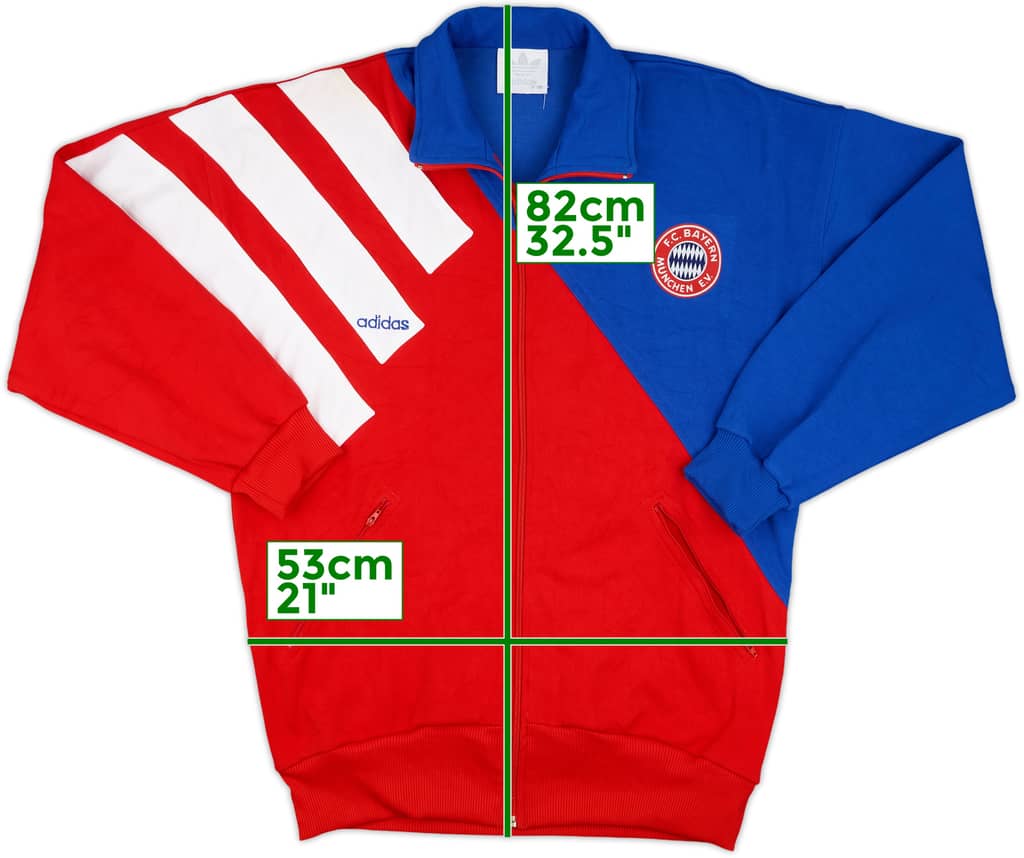 1993-95 Bayern Munich adidas Track Jacket - 10/10 - (L)