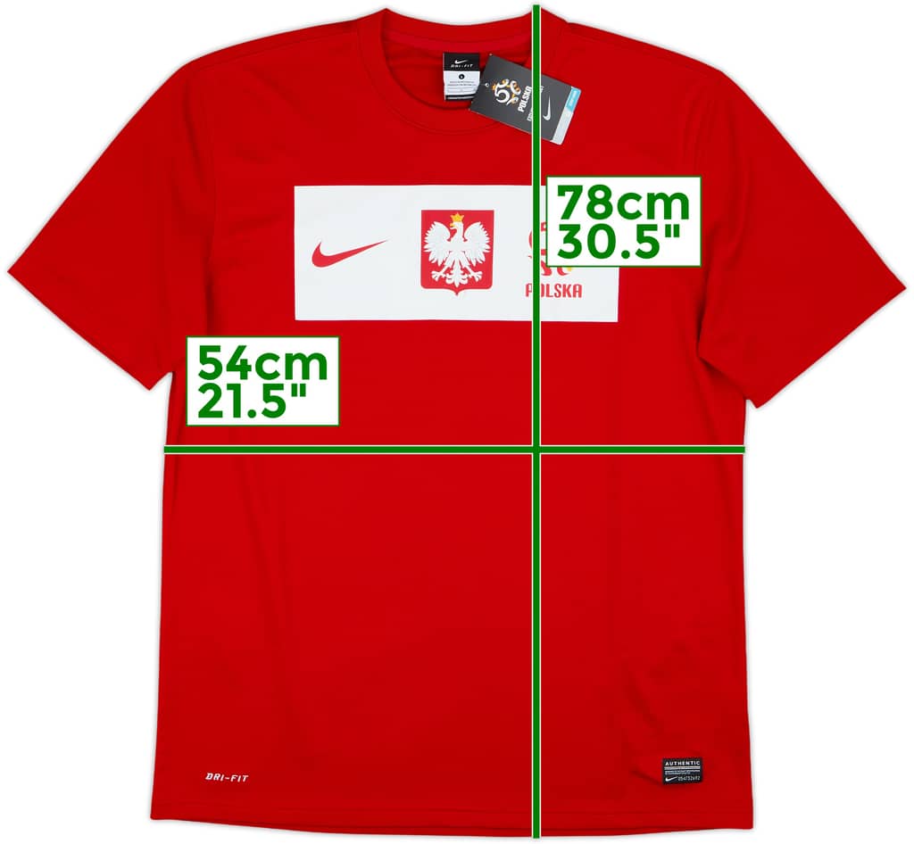 Camiseta de visitante básica de Poland 2012-13 (L)