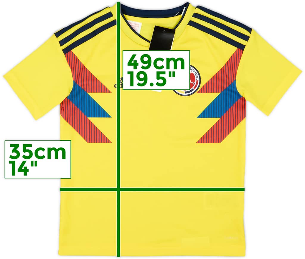 2018-19 Colombia Home Shirt (7-8 Years)