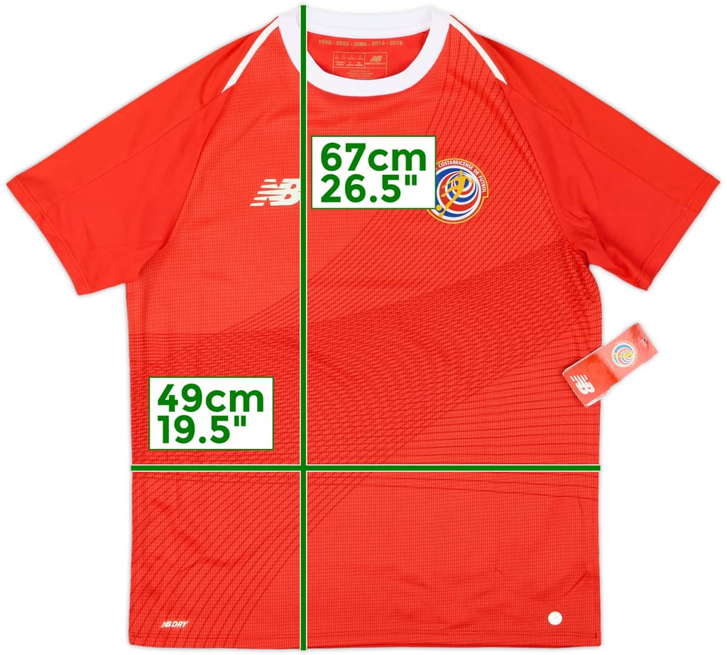 2018-19 Costa Rica Home Shirt (S)