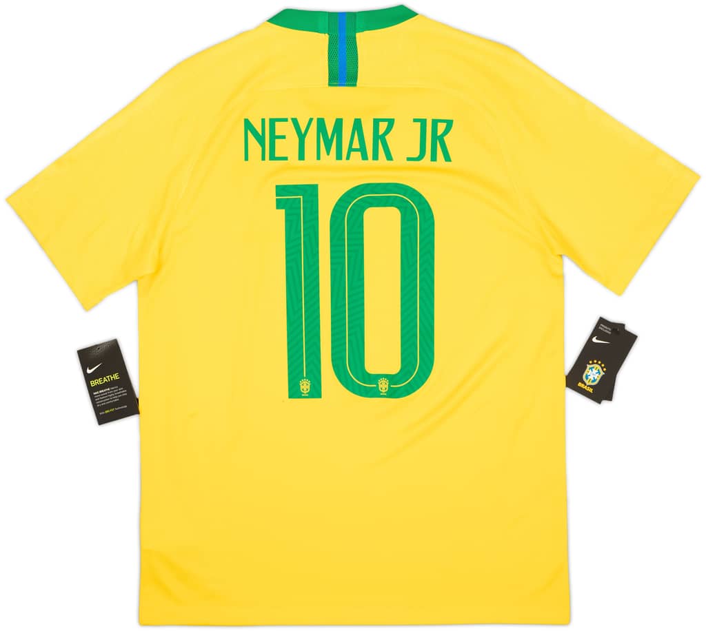 2018-19 Brazil Home Shirt Neymar Jr #10 (M)