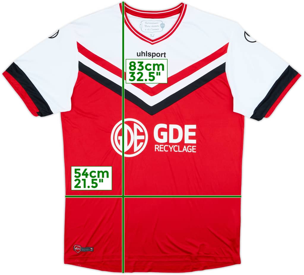2014-15 Valenciennes Home Shirt - 8/10 - (XL)