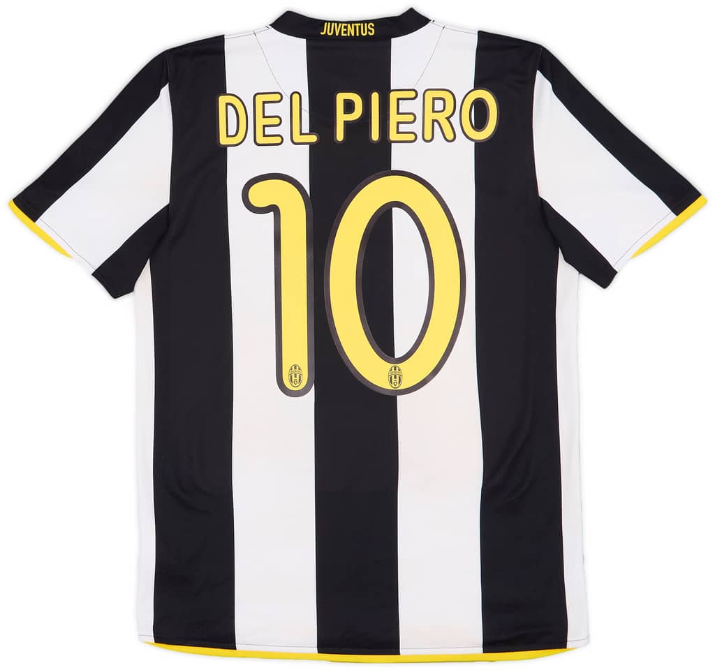 2008-09 Juventus Home Shirt Del Piero #10 - 6/10 - (S)
