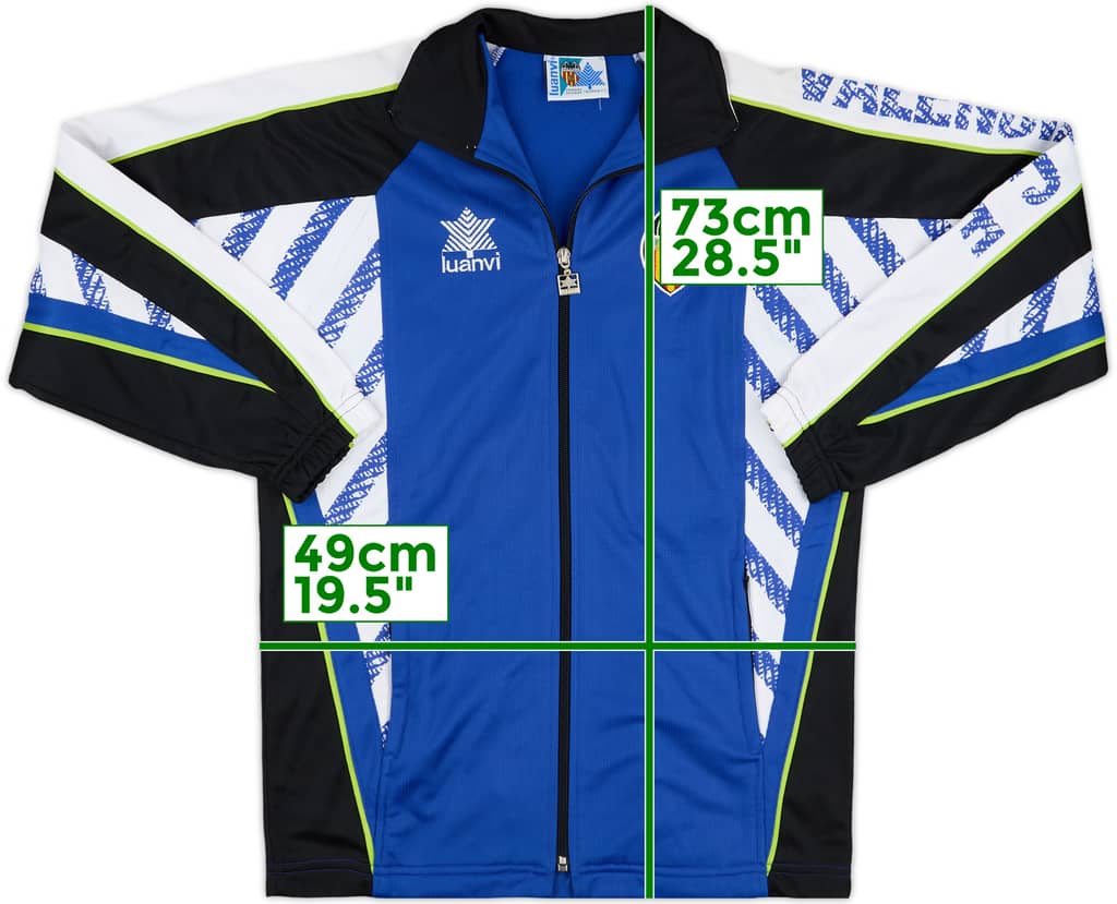 1996-97 Valencia Luanvi Track Jacket - 9/10 - (M)