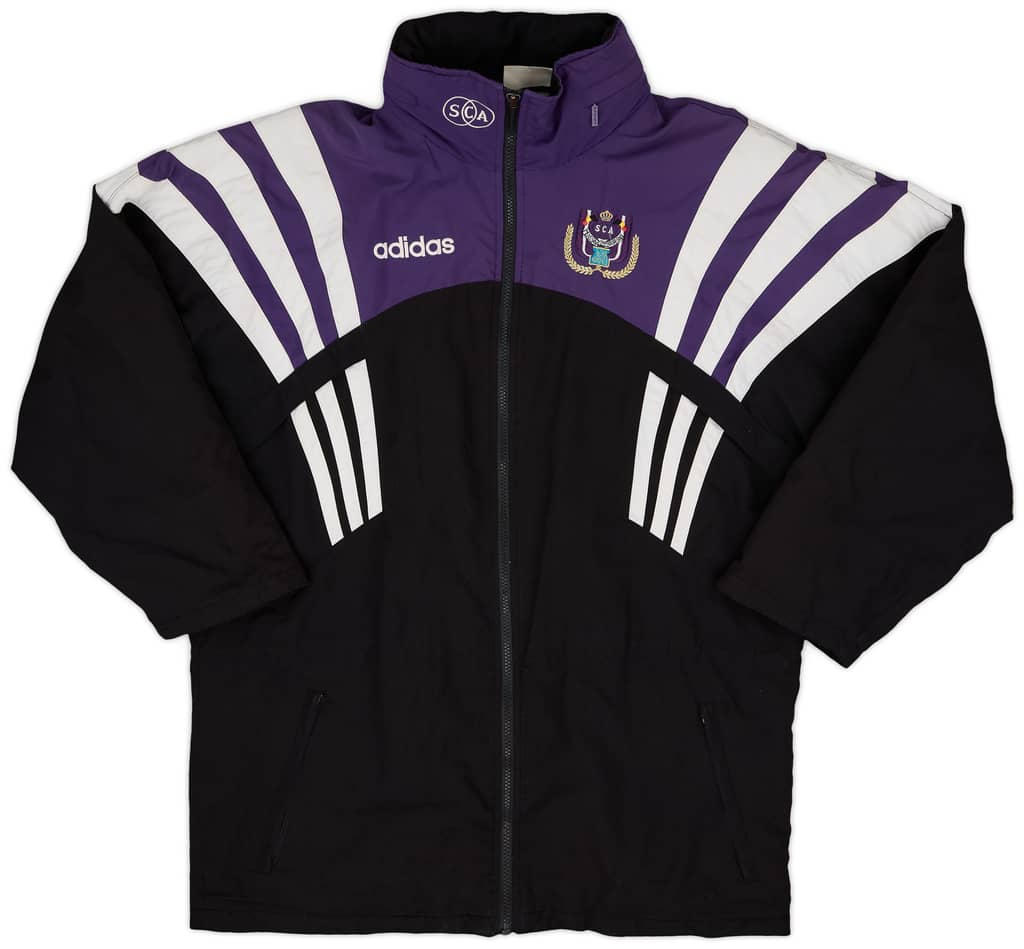 1996-97 Anderlecht adidas Padded Bench Jacket - 6/10 - (M/L)
