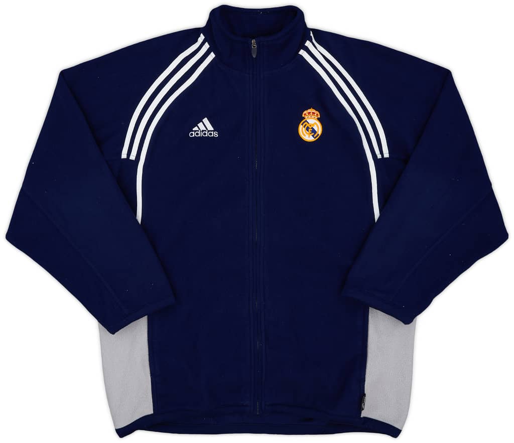 2000-01 Real Madrid adidas Fleece Top - 8/10 - (L/XL)