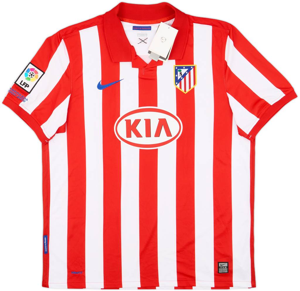 2009-10 Atletico Madrid Home Shirt (L)