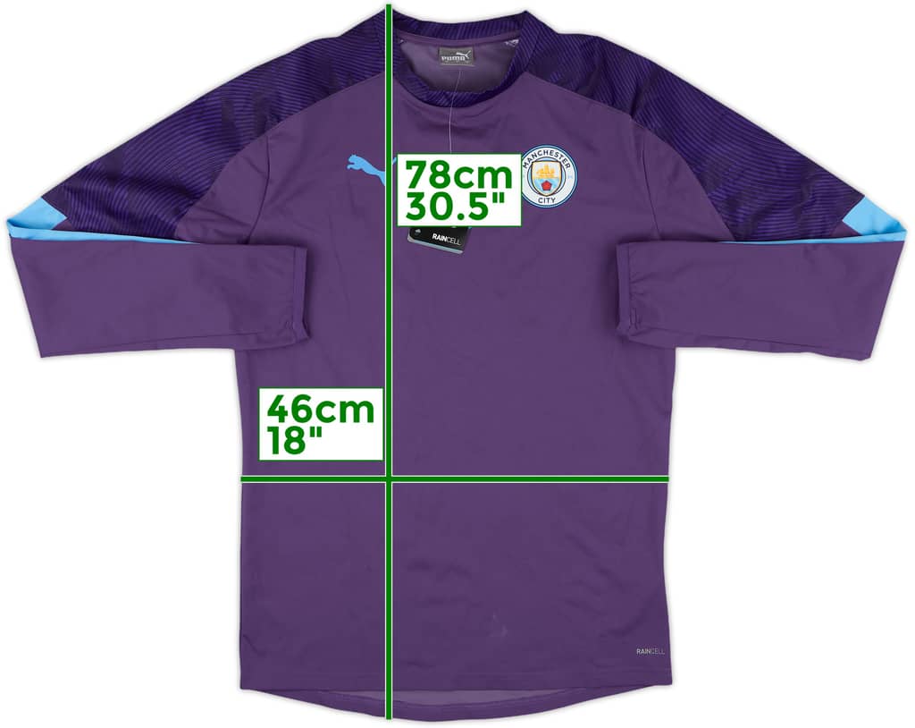 2019-20 Manchester City Women's Puma Windbreaker Training Top (S)