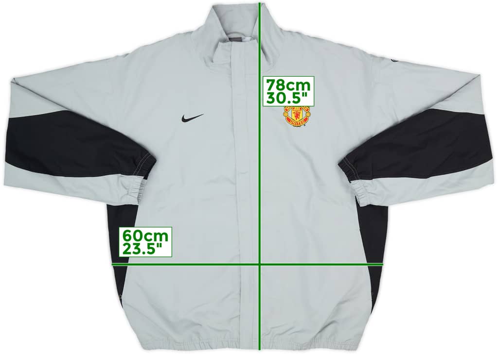 2003-04 Manchester United Nike Track Jacket - 9/10 - (L)