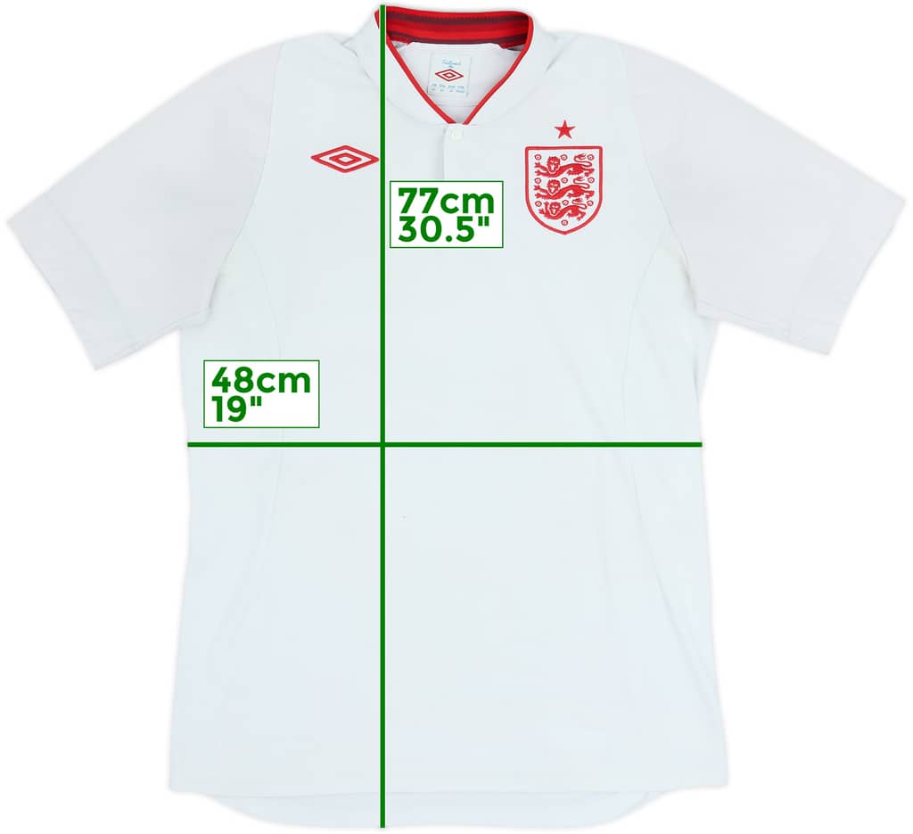 2012-13 England Home Shirt - 5/10 - (M)