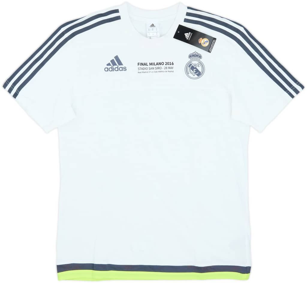 2015-16 Real Madrid adidas CL Final Training Shirt (M)