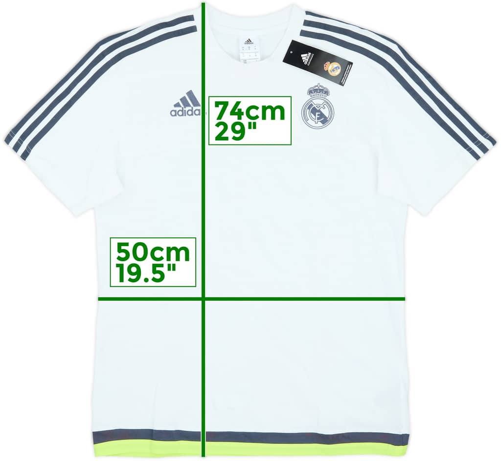 2015-16 Real Madrid adidas CL Final Training Shirt (M)