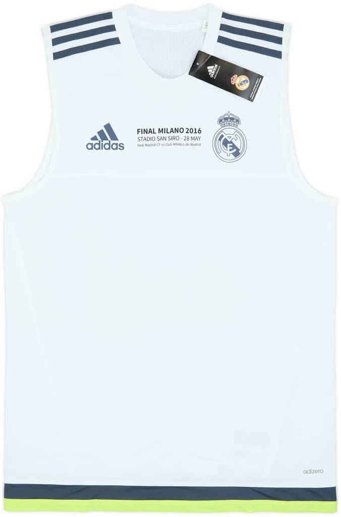 2015-16 Real Madrid adidas CL Final Training Vest (M)
