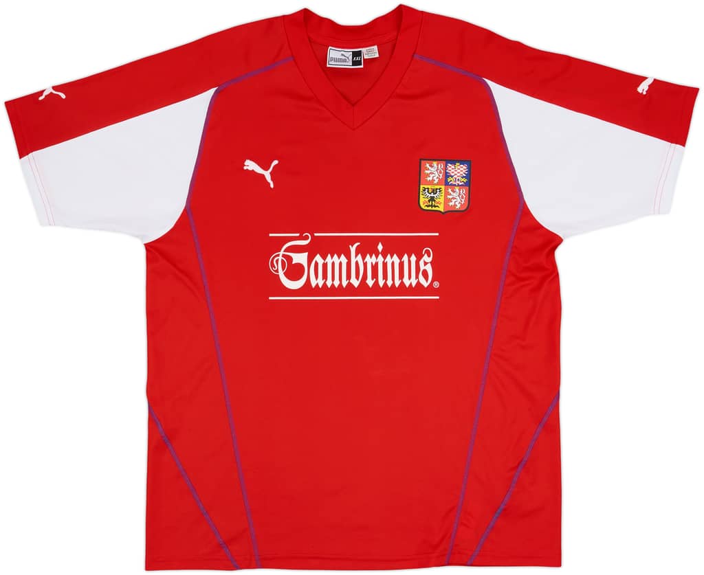 2004-05 Czech Republic Basic Home Shirt - 7/10 - (XXL)