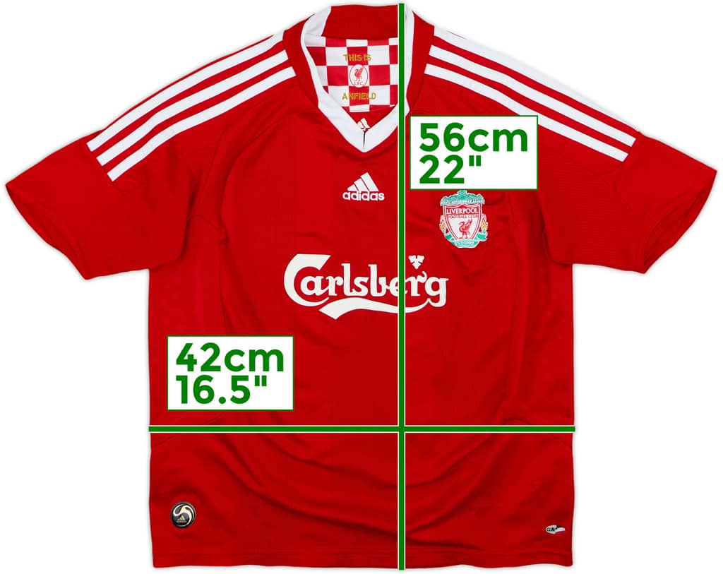 2008-10 Liverpool Home Shirt - 6/10 - (S.Boys)