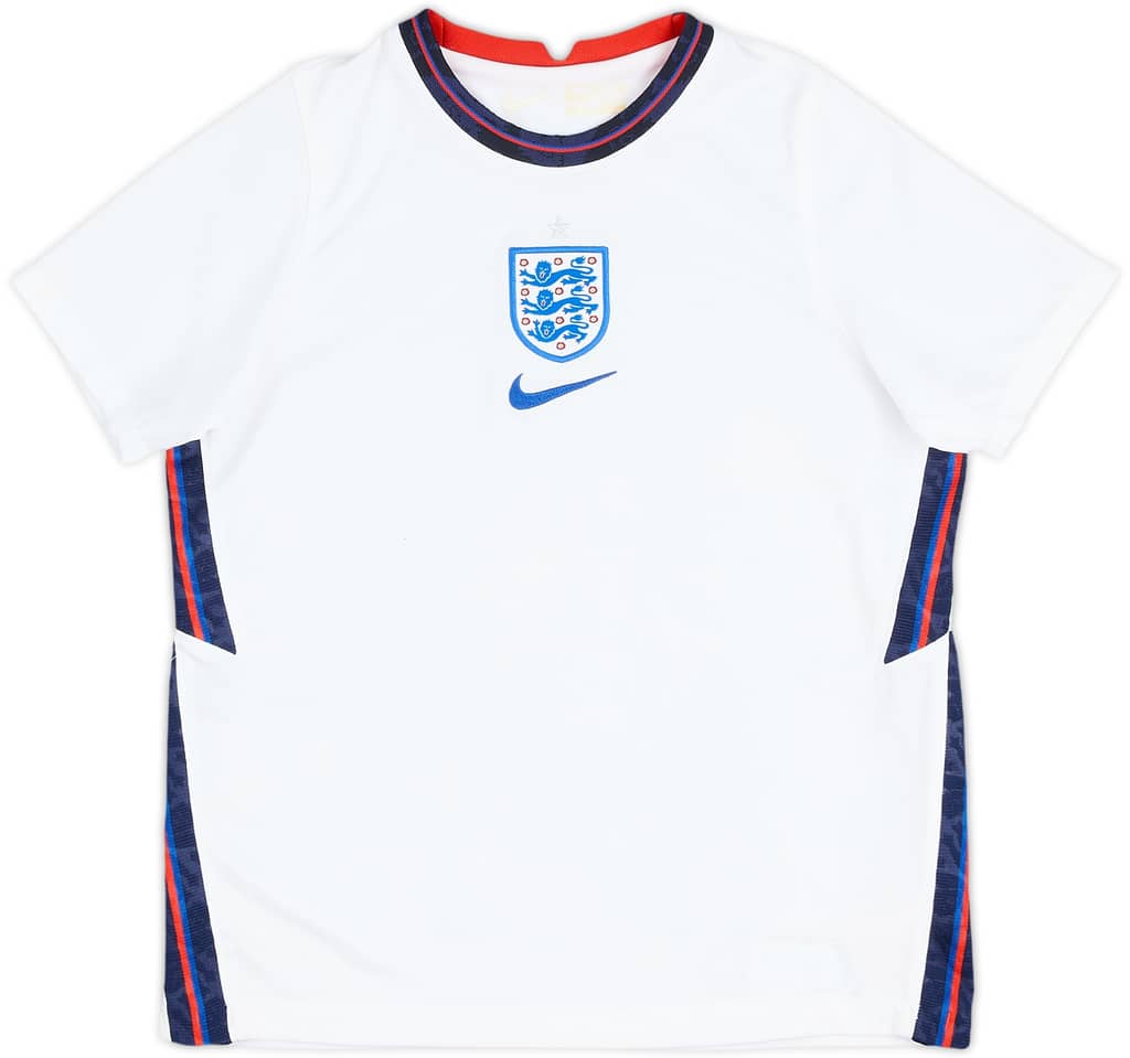 2020-22 England Home Shirt - 7/10 - (7-8 Years)