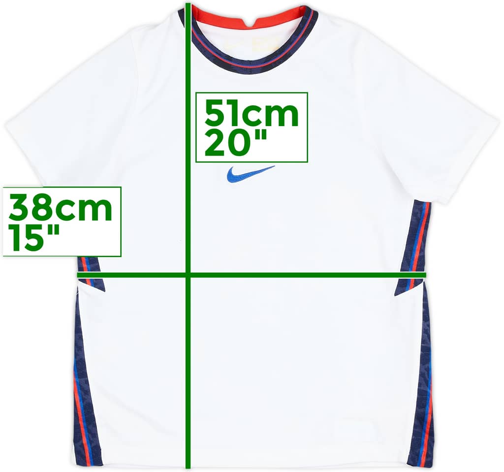 2020-22 England Home Shirt - 7/10 - (7-8 Years)