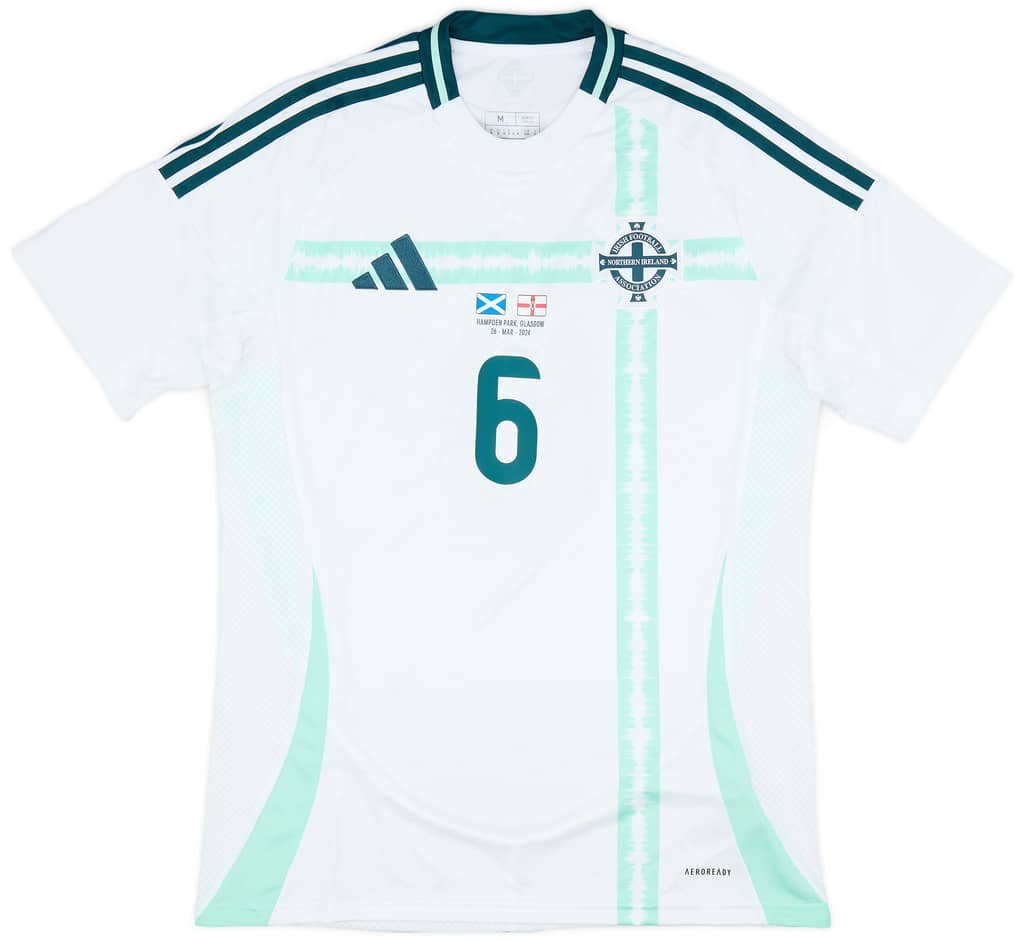 2024 Northern Ireland Match Issue Away Shirt Donnelly #6