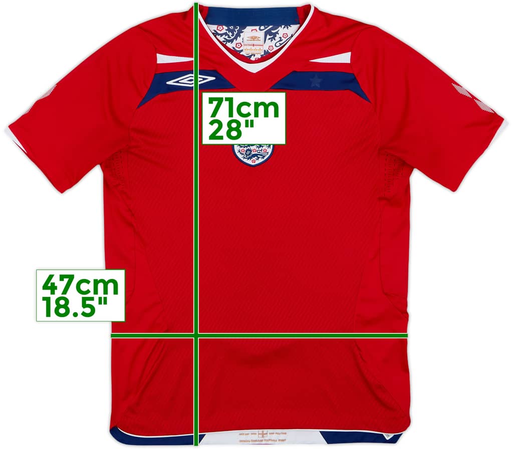 2008-10 England Away Shirt - 4/10 - (S)