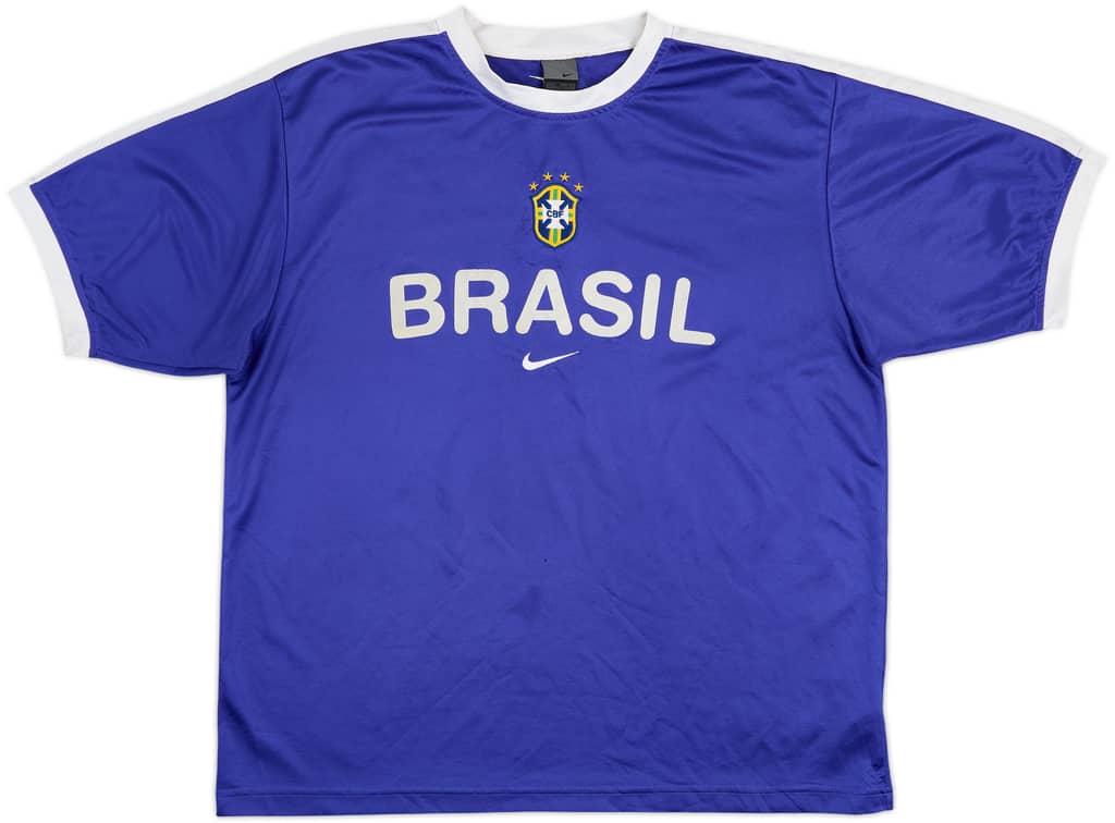 2002-04 Brazil Nike Training Shirt - 5/10 - (L)