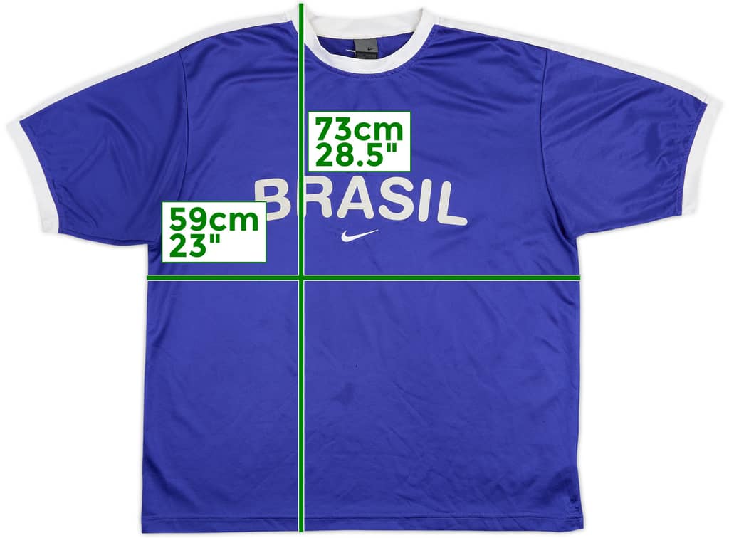 2002-04 Brazil Nike Training Shirt - 5/10 - (L)