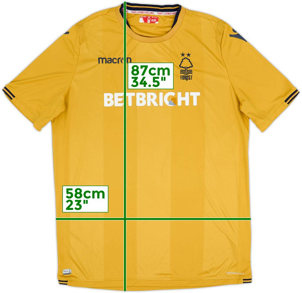 2018-19 Nottingham Forest Third Shirt - 5/10 - (4XL)