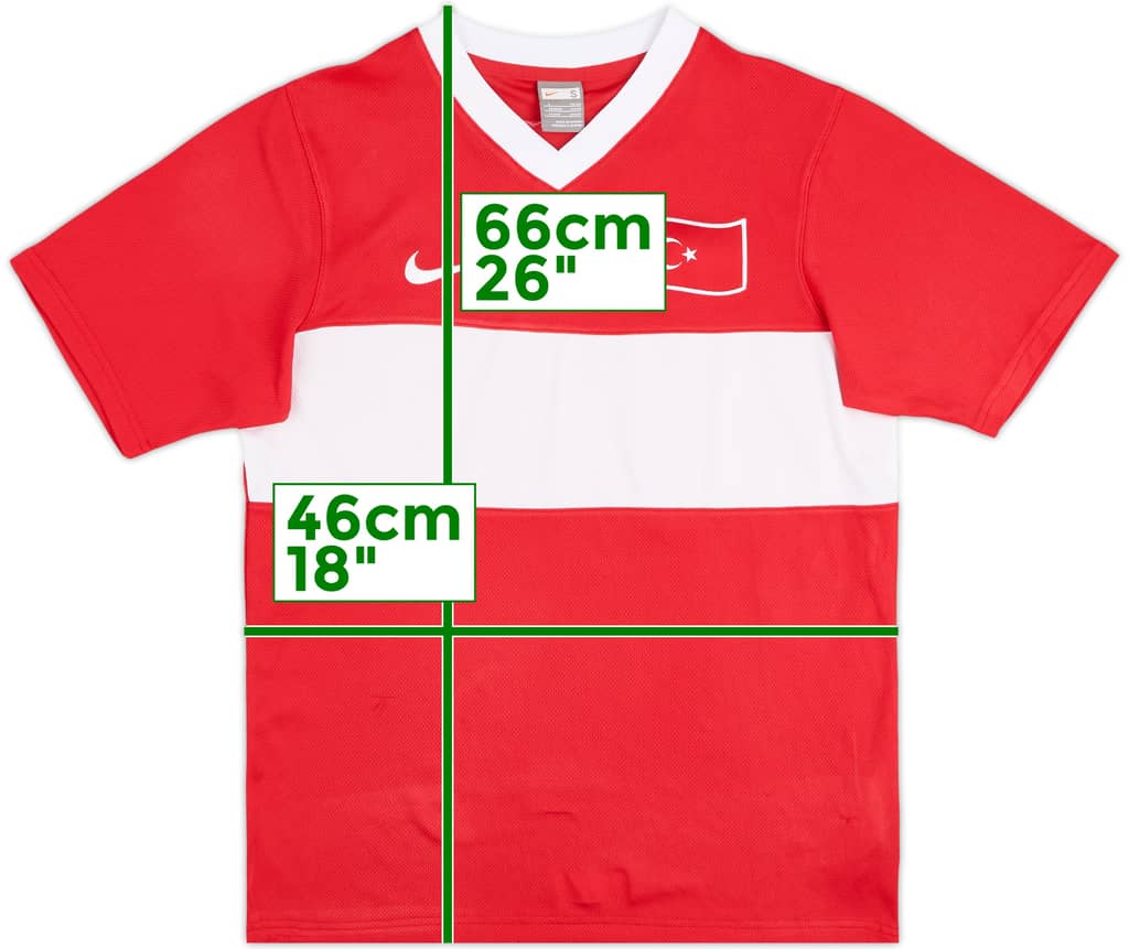 2008-10 Turkey Basic Home Shirt - 5/10 - (S)