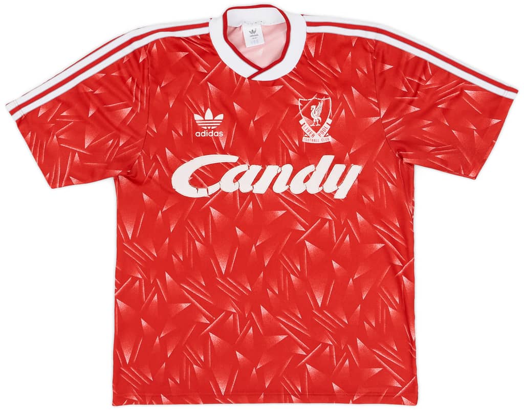1989-91 Liverpool Home Shirt - 5/10 - (M)