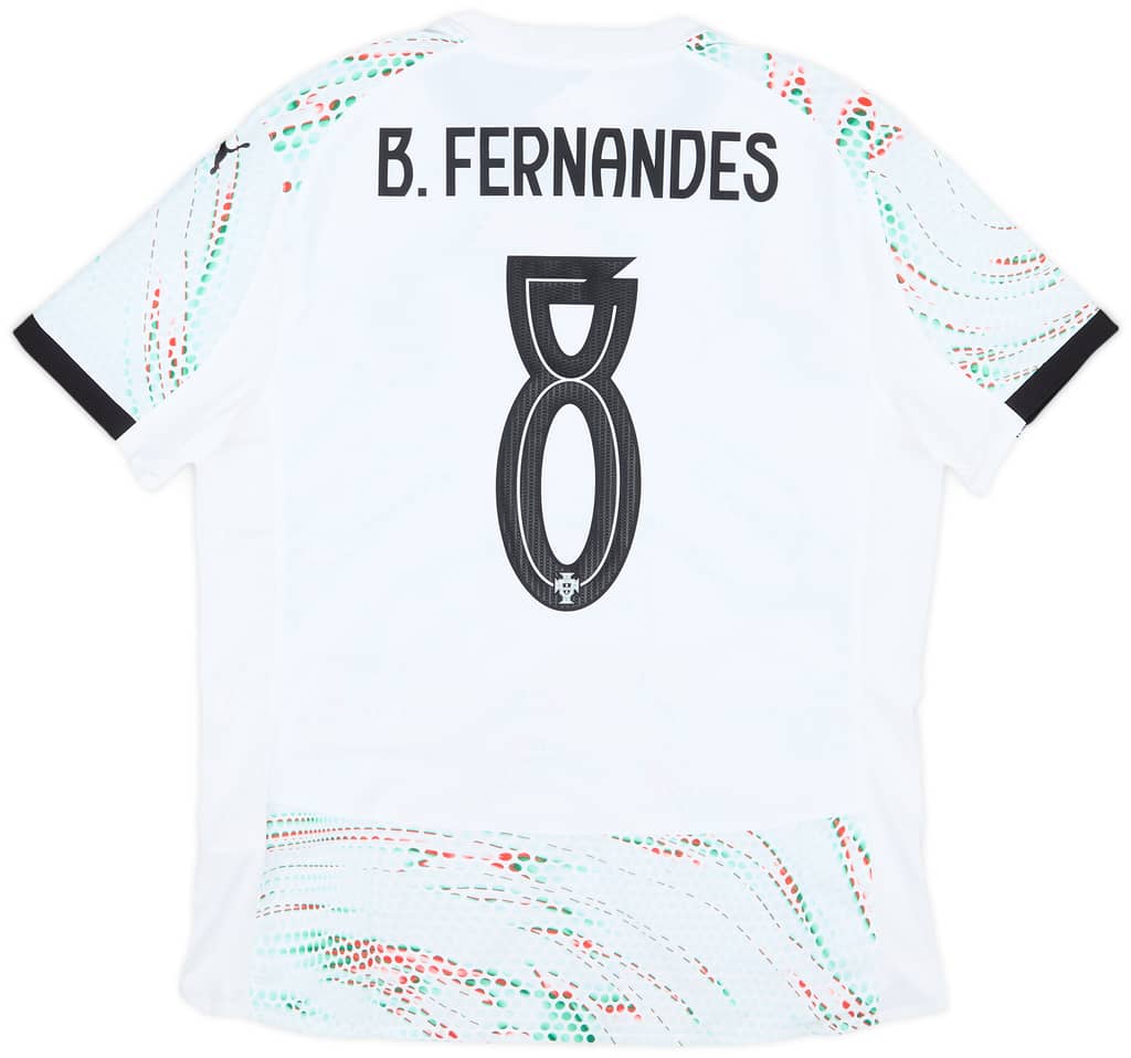 2025-26 Portugal Authentic Away Shirt B.Fernandes #8