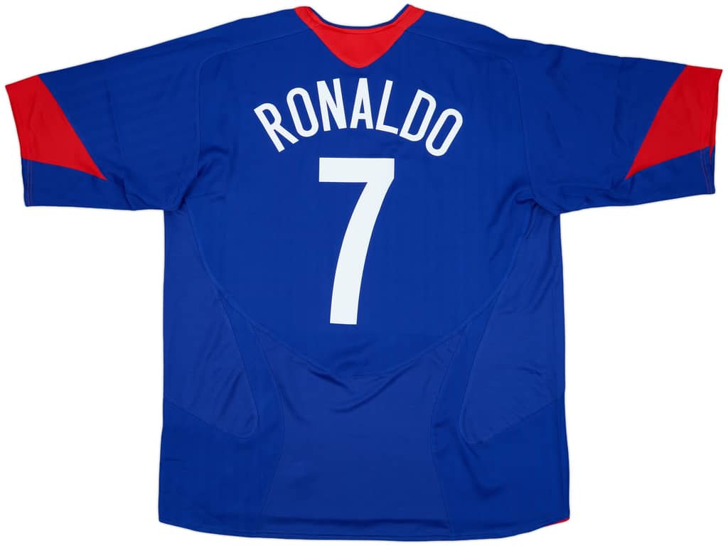 2005-06 Manchester United Away Shirt Ronaldo #7 (XL)